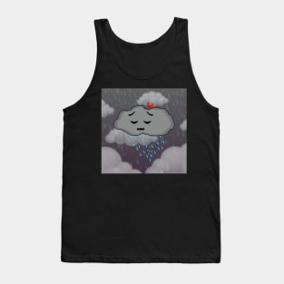 Fantasy Raining Cloud And Sad Tank Top